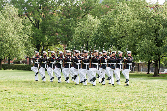 05-19-15 Marine Drill Team at Marine Memorial (40)