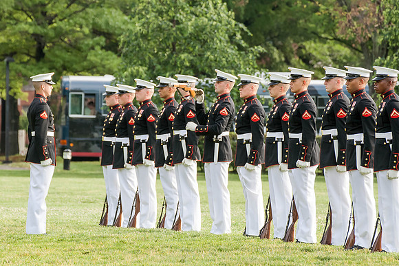 05-19-15 Marine Drill Team at Marine Memorial (21)