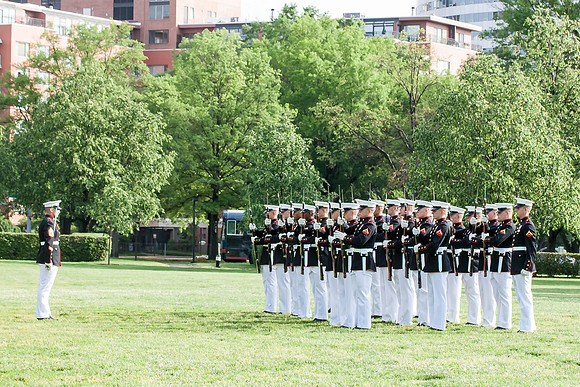05-19-15 Marine Drill Team at Marine Memorial (32)
