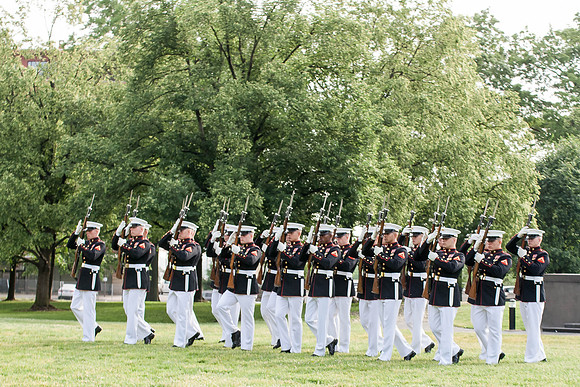 05-19-15 Marine Drill Team at Marine Memorial (37)