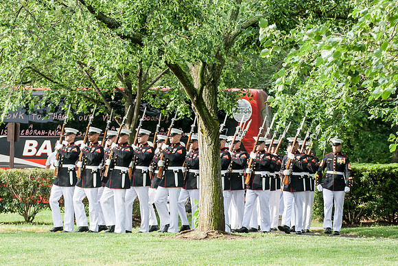 05-19-15 Marine Drill Team at Marine Memorial (5)