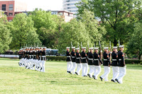 05-19-15 Marine Drill Team at Marine Memorial (29)